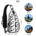 thumbnail image 5 of Crossbody Sling Backpack for Women Men Shark Sharks Ocean Fish Shoulder Sling Crossbody Casual Chest Bag for Travel Sports Running Hiking, 5 of 6