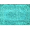 thumbnail image 1 of Ahgly Company Indoor Rectangle Persian Turquoise Blue Bohemian Area Rugs, 2' x 4', 1 of 4