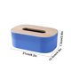 thumbnail image 3 of Caja de pañuelos con funda para teléfono celular, organizador de papel facial para cocina, baño, tocador, encimeras, dormitorio, tocador y mesas, contenedor de pañuelos de plástico de regalo, 3 of 6