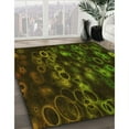 thumbnail image 3 of Ahgly Company Machine Washable Indoor Square Transitional Olive Green Area Rugs, 5' Square, 3 of 7