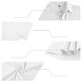 thumbnail image 7 of Fanshiluo Men's Checkered Print Short Sleeve Polo Shirt, Casual Collared Golf T-Shirt,Size:L,Big and Tall Men, 7 of 7