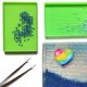 thumbnail image 4 of Cuadros Decorativos Herramientas plásticas de la pintura del localizador de la pintura del diamante de la forma del corazón magnético (4) Likrtyny embutido en tela, 4 of 8