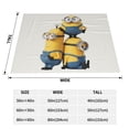thumbnail image 4 of Manta de aire acondicionado de Minions, manta de felpa de franela suave, manta de cama, manta de sofá para adolescentes, niños, niñas, niños, hombres, mujeres, 4 of 8