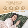 thumbnail image 6 of Honeii Jungle Green Camo USA Flag Print Long Body Pillowcase 20x54 in,Body Pillow Cover with Zipper,Large Body Pillowcase,Soft Bed Decorative, 6 of 7