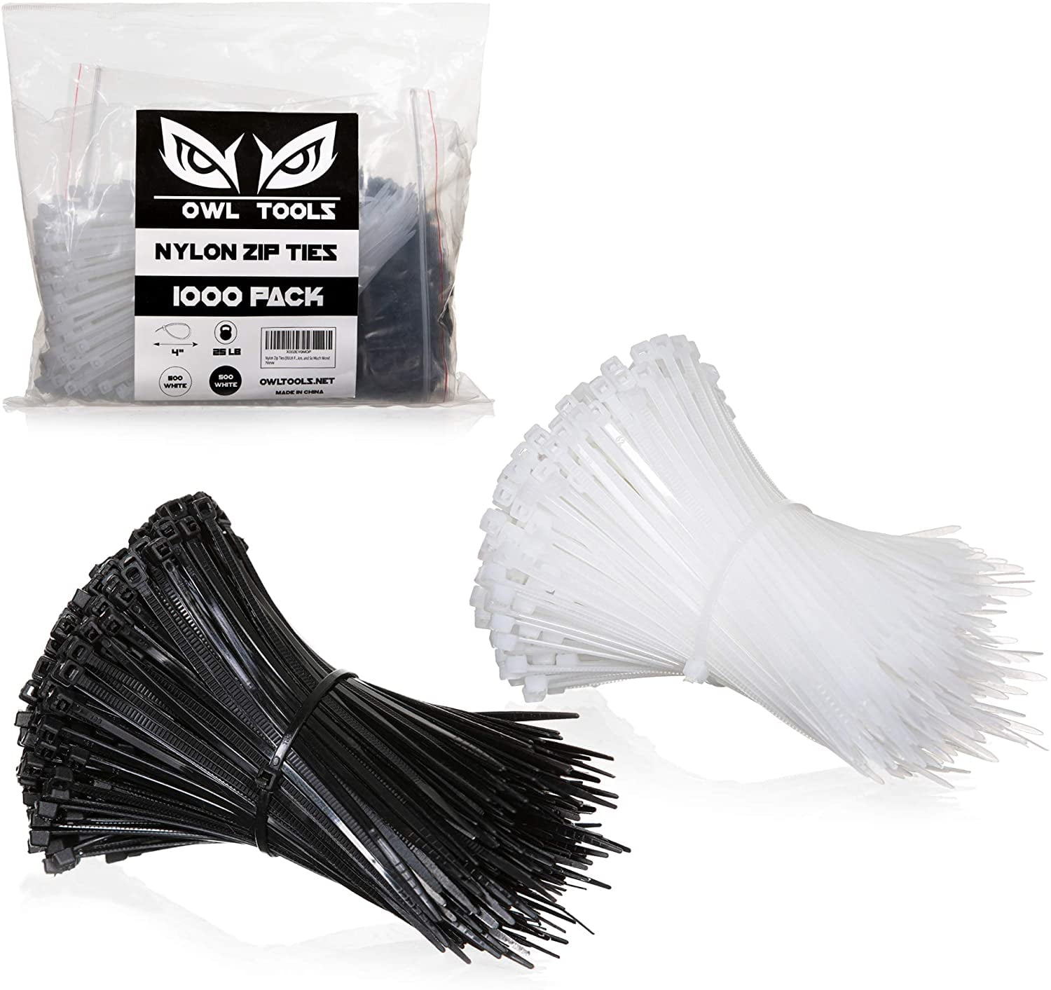 100 to 16000~ 18 lbs to 50 lbs Anti UV Black Cable Tie Wire Zip Nylon Wrap Ties 