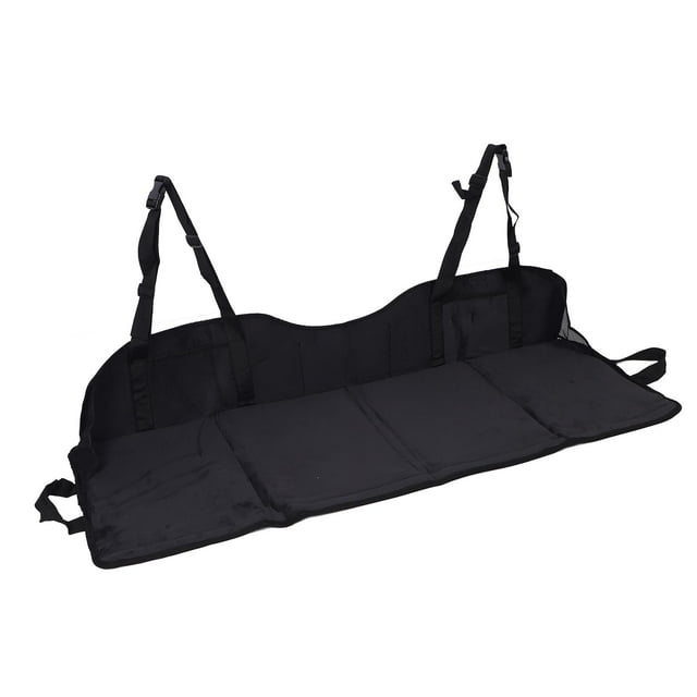 Plaque d'Extension de Matelas Arrière de Voiture, Rallonge Arrière de Voiture Pliable, Confort Doux en Peluche, Plaque d'Extension de Matelas Arrière Portable pour SUV