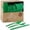 Green, variant on PLASTICPRO Plastic Silverware Kitchen Utensil Set Disposable Plastic Forks, Spoons and Knives, 400 Pack