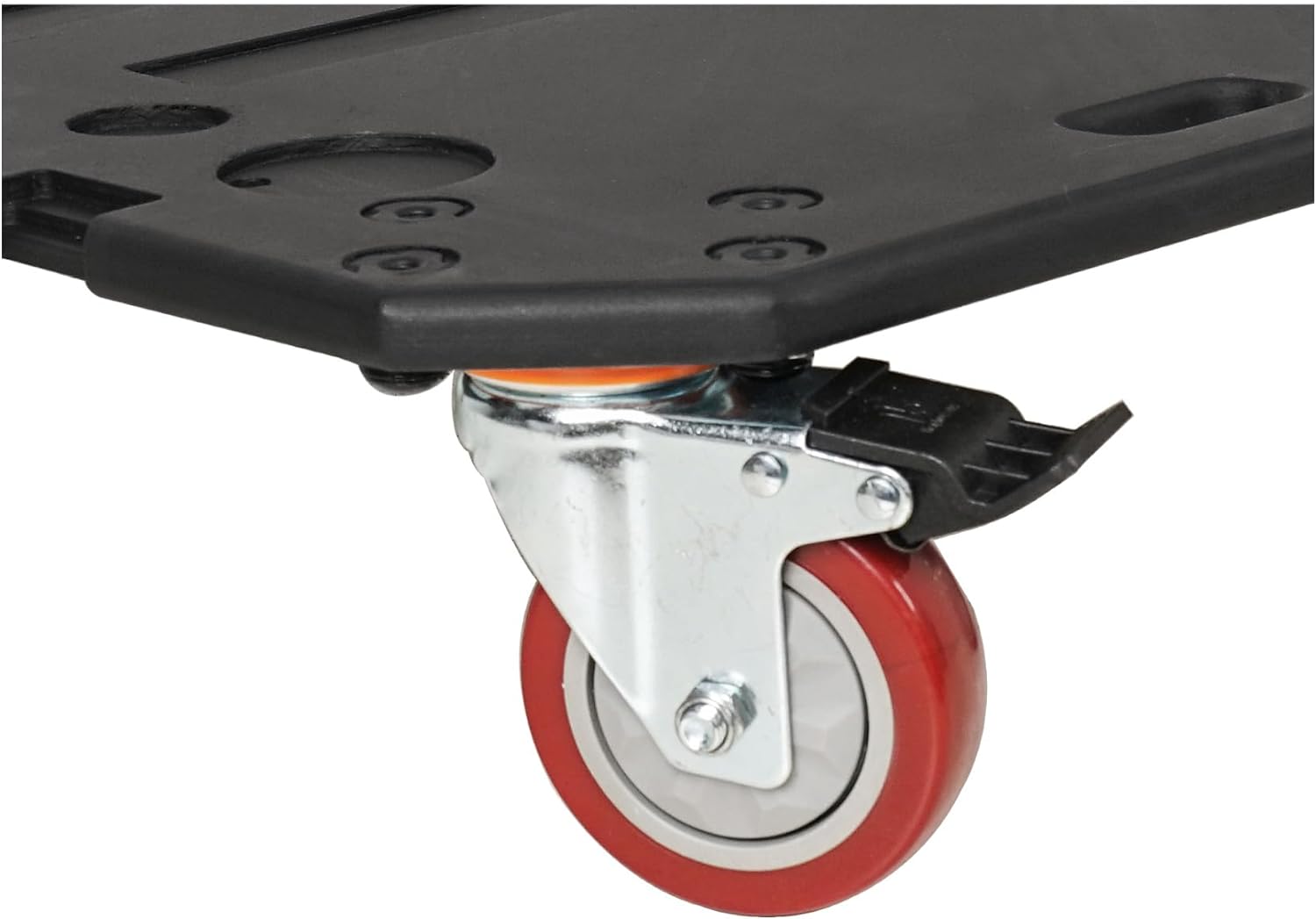 Sound Town Plywood Caster Board, for Sound Town Rack Cases, with 4-inch Wheels and Brakes (STRC-ACB2)