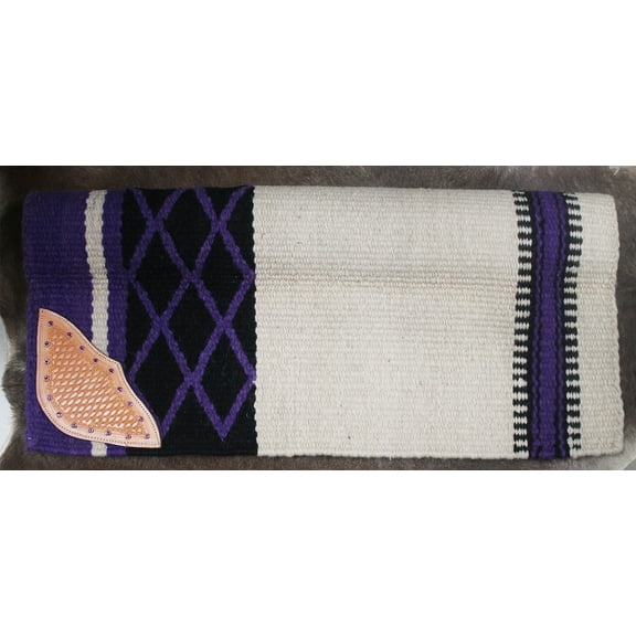 33x31 Horse Wool Western Show Trail SADDLE BLANKET Rodeo Pad Rug  36172T
