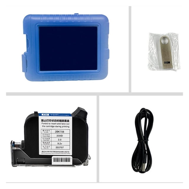 Printer Jet, 12.7mm Multi-language Mini Intelligent Inkjet Printer Micro Logo Printer Food Packaging Bag Inkjet Printers ,Fast Printing