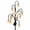 Ghost, variant on Halloween Solar Glowing Tree Stake Decor, Halloween Spooky Ghost Lighted Tree Decoration with Sign, Glowing Face LED Lighting, for Outndoor Patio Yard Home Decorations Party Supplies, Witch Hats