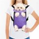 thumbnail image 3 of Mochila De Transporte para perros y gatos, bolsa de viaje para el pecho, transpirable, portátil, de lona, 3 of 4