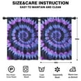 thumbnail image 2 of Blackout Kids Curtains,Blue Purple Tie Dye Pattern Childrens Insulated Curtains Set Of 2,Bedroom Essentials,Toddler Room Decor 42"x54", 2 of 5