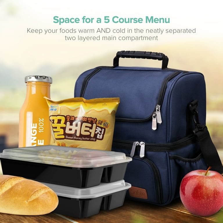 Desert Horses Insulated Lunch Box – Reusable Cooler Tote For School, Picnic, Work With Shoulder Strap, 10.5x9.5x3.5"