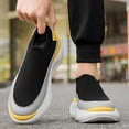 thumbnail image 6 of Men'S Casual Sneakers with Breathable Mesh, Stylish And Trendy Black Running Shoes That Are Easy to Slip On, Perfect for Outdoor Activities, 6 of 9