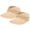 Khaki, variant on 2 Pack Womens Beach Sun Hat VLOOCKLW Wide Brim UV Protection Sun Visor Hats, UPF50+ Lightweight Foldable Ponytail Sports Cap Pink
