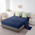 thumbnail image 5 of Erosebridal Kids Cute Capybara Fruit Oranges Twin Bedding Sets 7-Piece,Harvest Pumpkins Bedding Comforter Set For Boys Girls,Navy Blue Reversible, 5 of 6