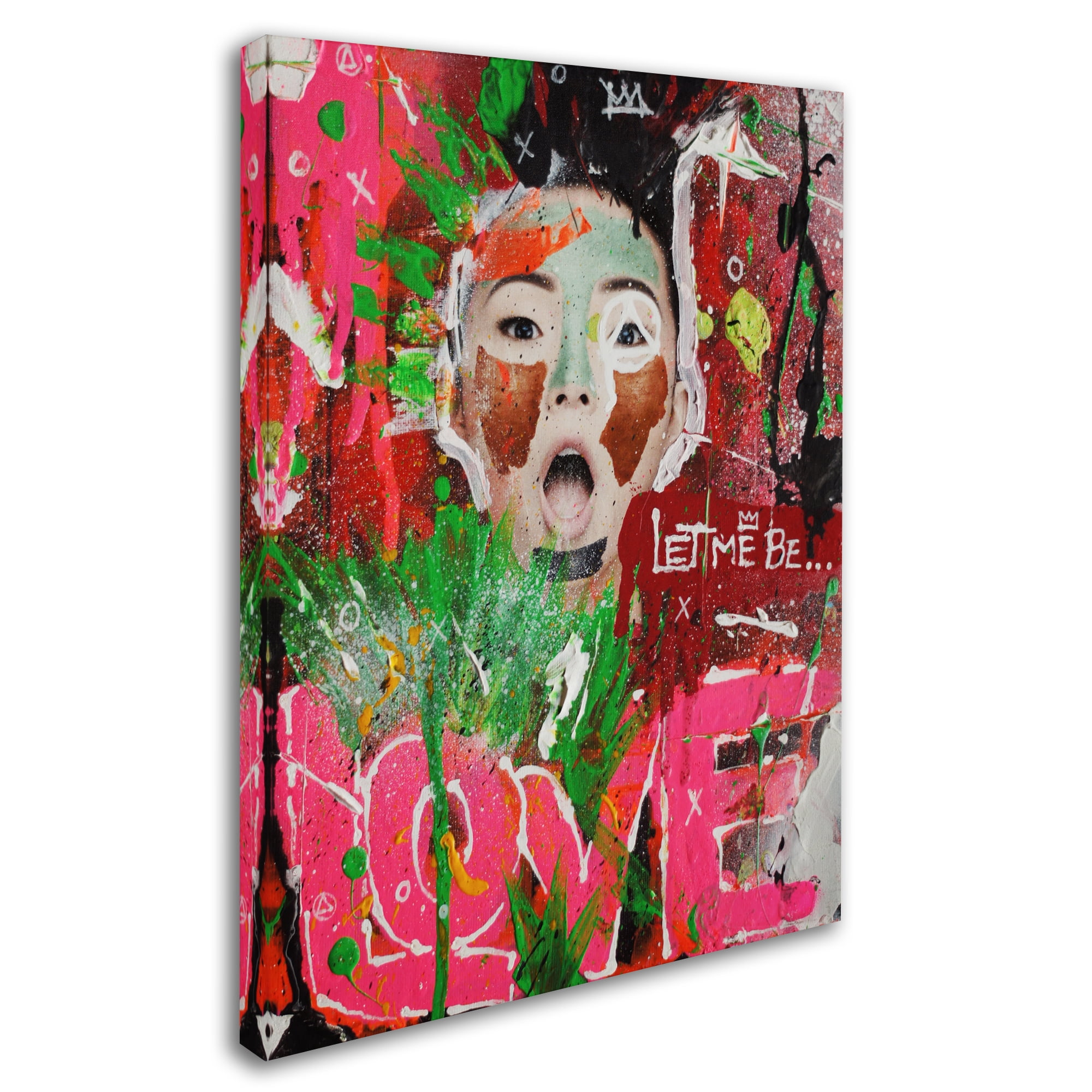 Trademark Fine Art 'Let Me Be Love' Canvas Art by Sr.LaSso