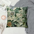 thumbnail image 2 of GOSMITH  Throw Pillow Covers Paris French Botanical Floral Victorian Bird Rose Gardens Green Flower Decorative Pillow Cases Home Decor Square Pillowcases White, 2 of 5