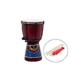 thumbnail image 4 of Yuarrent Tambor Djembe africano profesional de 4 pulgadas, accesorios de instrumentos musicales populares de tradicional, regalos para Accesorios para instrumentos musicales, 4 of 6
