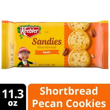 Keebler Sandies Pecan Cookies, Shortbread Cookies with Crunchy Pecans, 11.3 oz