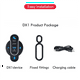thumbnail image 2 of Controlador Bluetooth para Manillar de Motocicleta DX1, Resistente Al Agua, Controlador de Auriculares Inalámbricos Bluetooth para Motocicleta, Control de Voz, 2 of 5