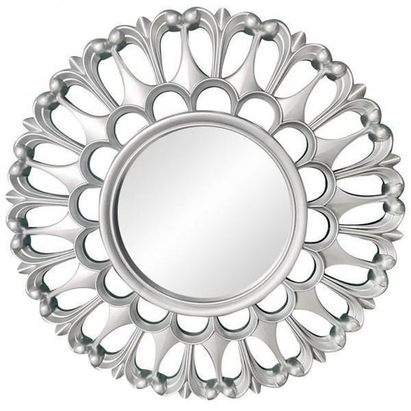 2x Espejo de pared decorativo para colgar - espejo de estilo vintage para pared - Espejo con marco pteado montaje - Perfecto Sunnimix Espejo redondo de pared