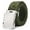 2-Army Green, variant on 1 Pack Canvas Web Belts for Men and Women, Heavy Adjustable No-Hole Belts with Iron Buckle, 50" Long Size 32-38, Cut-to-Fit Design for Outdoor, Work, Casual Wear