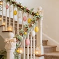 thumbnail image 4 of Stijggn Easter Garland Decoration Easter Tree Decorations Easter Egg Flower Berry Garlands Decorations Spring Summer Floral Vine Garland Wreaths for Home Party Door Wall Window Table Decor, 4 of 9