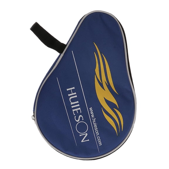 Table Tennis Racket Bag Pong Paddle Bag Cover Ball Blue