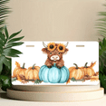 thumbnail image 6 of 1 Pcs 2D Flat License Plate Covers & Frames, Highland Cow with For Decorative Front, Waterproof For Decoration Aluminum License Plate Covers & Frames Cover For Men Women, 12" X 6", 6 of 7