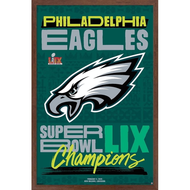 Logo de l'équipe NFL Philadelphia Eagles - Super Bowl LIX