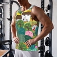 thumbnail image 5 of Rateoe Garden Farm Pattern Sleeveless Gym Shirt Muscle Tee Breathable Workout Shirt Slim-Fit Tank Quick Dry Fit Muscle Tank Top Bodybuilding Sleeveless T Shirt-3X-Large, 5 of 7