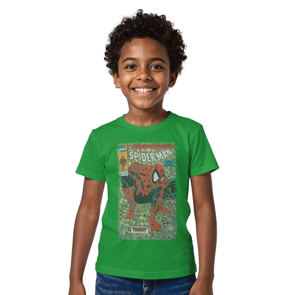 Boys Marvel Spider-Man Torment Comic Cover T Shirt