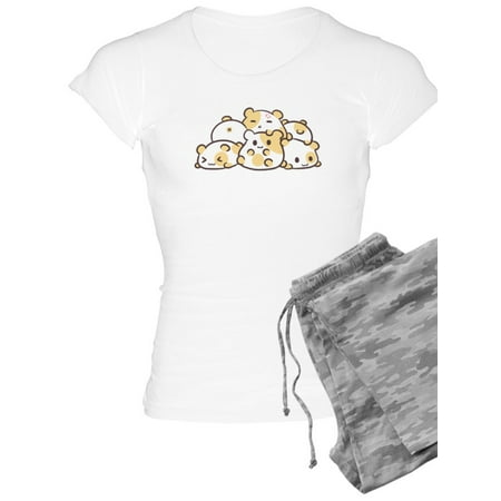 

CafePress - Kawaii Hamster Pile Pajamas - Women s Light Pajamas
