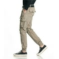 thumbnail image 4 of Jinda Men's Cargo Pant Slim Fit Trousers Pants Winter Ankle Fall Casual Pants Multi Pockets Khaki 38, 4 of 4