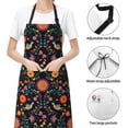 thumbnail image 5 of Rateoe Mexican Flower And Birds Aprons with Pocket,Men Womens Aprons Waterproof Adjustable Cooking Aprons for Kitchen Gardening and Salon, 5 of 7
