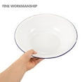 thumbnail image 3 of HAMPPLIES Vintage Enamel Basin White for Kitchen Use Foot Soaking and Laundry Tasks, 3 of 8