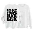 thumbnail image 2 of Clearance Sales Women'S Sweatshirts Women's Fashion Fun IN MY CHEER MOM Letter Print Round Neck Sweater, 2 of 3