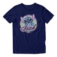 thumbnail image 2 of Disney Lilo & Stitch Kawaii Pose Rainbow Mens T-Shirt (Navy, S-XXXL), 2 of 4
