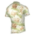 thumbnail image 2 of joogoo Highland Cattle Flower-w3 Men's Cycling Jerseys Mountain Bike Short Sleeve Tops L, 2 of 7