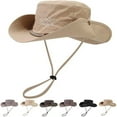 thumbnail image 3 of Aloohaidyvio George Sun Hats for Men Women Bucket Hat UPF 50+ Boonie Hat Foldable UV Protection Hiking Beach Fishing Summer Safari, 3 of 3