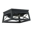 thumbnail image 6 of 2-Light Farmhouse Flush Mount Ceiling Light Industrial Metal Light Fixture for Hallway, Bedroom, Kitchen, Living room, 6 of 9