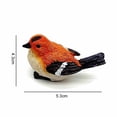 thumbnail image 2 of Exquisite Miniature Parrot, Hand Painted Waterproof Resin Figurine For Multi-Purpose Use Including Fairy Garden Accessories, Landscape Decor, Moss Landscape, 2 of 5