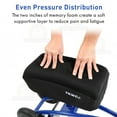 thumbnail image 3 of Knee Scooter Memory Foam by TKWC INC - Two Inch Thick Memory Foam Knee Pad and Cover - Fits Most Knee Walker Models, 3 of 6
