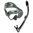 thumbnail image 1 of Combo Adulto Máscara & Tubo CRESSI  F1 Frameless & Supernova Dry Verde, 1 of 4