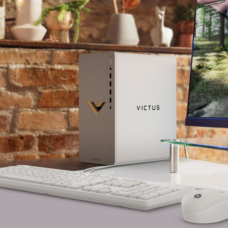 HP OMEN Victus 15L Gaming Tower PC, Ryzen 5, RX6400, 8GB RAM