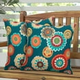 thumbnail image 2 of MAGPIE Set of 2 Decorative Throw Pillow Covers-18"x 18" Colorful Pillowcases Outdoor Waterproof made of Polyester for Sofa Bedroom Outdoor Garden Sofa(Heronsbill), 2 of 6