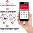 thumbnail image 2 of Gigastone GS-CR8600W 16GB Micro SDHC Flash Memory Card with Card Reader, 2 of 6