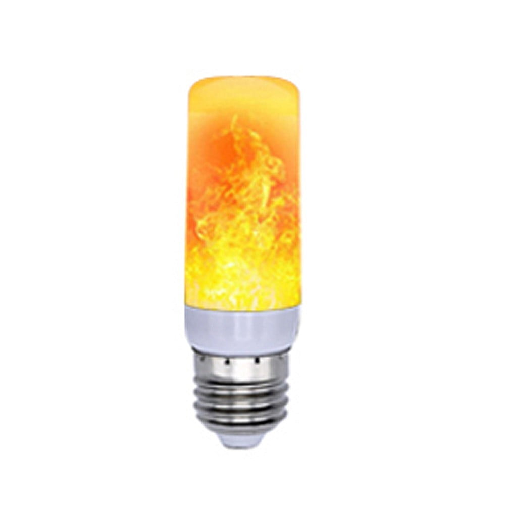 Mini LED Flame Effect Fire Light Bulb Home Decoration E27 Type Lamp - Walmart.com